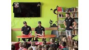 Beseda s hokejisty Hradce Králové přilákala desítky žáků